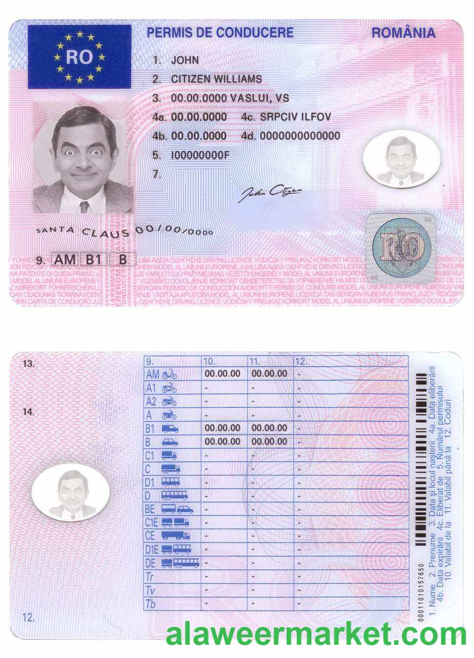 Romania driving license